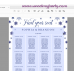 Snowflakes Wedding seating chart,Winter Wonderland Wedding Seating Chart,(013w)